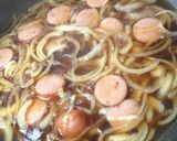 鶏肉の代わりにソーセージで親子丼もどき！作り方4写真