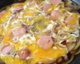 鶏肉の代わりにソーセージで親子丼もどき！作り方6写真