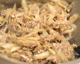 鯖缶と牛蒡で生姜たっぷり佃煮作り方2写真
