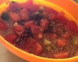 トマトと胡瓜の冷やし麺作り方1写真