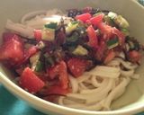 トマトと胡瓜の冷やし麺作り方3写真