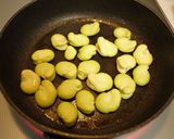 香ばしい香り！ごま油で焼きそら豆作り方3写真