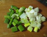 残り野菜で!具だくさんお好み焼き。作り方1写真
