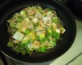 残り野菜で!具だくさんお好み焼き。作り方9写真