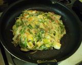 残り野菜で!具だくさんお好み焼き。作り方11写真