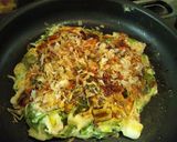 残り野菜で!具だくさんお好み焼き。作り方12写真