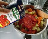 簡単レンズ豆カレーに手作りナンを添えて♪作り方4写真
