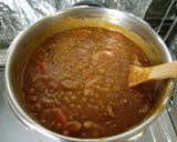 簡単レンズ豆カレーに手作りナンを添えて♪作り方5写真
