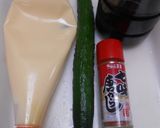 キューリのマヨネーズ和え・七味唐辛子かけ作り方1写真