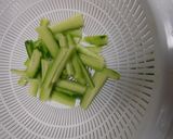 キューリのマヨネーズ和え・七味唐辛子かけ作り方3写真