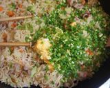サッポロ一番塩ラーメンの【大麦そば飯風】作り方11写真