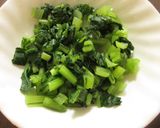 ヘルシー☆小松菜の納豆＆豆腐和え作り方1写真