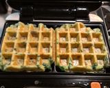 ニラたっぷり！ふわふワッフルお好み焼き作り方5写真