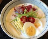 カプチーノ仕立サッポロ一番塩らーめん作り方6写真