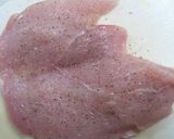 バターが香る安上がり鶏ムネ丼作り方1写真