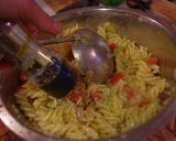 えび、アボガド、トマトの冷製パスタ作り方9写真