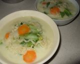 クリームスープの塩ラーメン作り方6写真