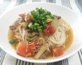 絶対かんたん！ひき肉トマトそうめん作り方6写真