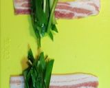 レンジで簡単♪行者にんにく豚バラ巻き作り方7写真