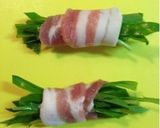 レンジで簡単♪行者にんにく豚バラ巻き作り方8写真