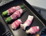 おくらの牛肉巻き作り方2写真
