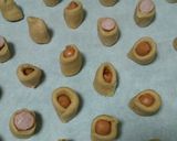 HB使用⭐一口サイズの黒糖ウインナーパン作り方4写真