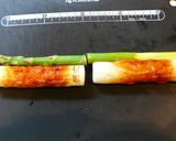 お弁当に♪アスパラ詰め竹輪の煮物！作り方1写真