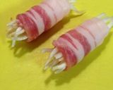 レンジで簡単♪もやしの豚バラ巻き作り方4写真