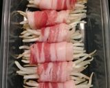 レンジで簡単♪もやしの豚バラ巻き作り方5写真
