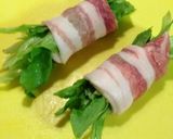 レンジで簡単♪レタスの豚バラ巻き作り方4写真