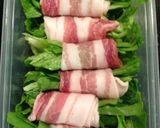 レンジで簡単♪レタスの豚バラ巻き作り方5写真