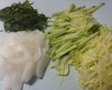 きゅうりと玉葱と大葉のじゃこサラダ作り方1写真