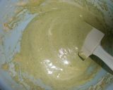 抹茶小豆カステラ作り方5写真
