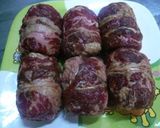 肉巻きおにぎり☆作り方5写真
