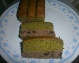 抹茶小豆カステラ作り方10写真