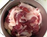 ハンゴーコンロで肉じゃが！(合鴨)作り方3写真