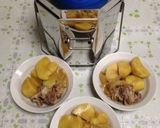 ハンゴーコンロで肉じゃが！(合鴨)作り方8写真