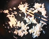 かぶの葉☆鶏そぼろチャーハン作り方2写真