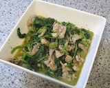 鶏とほうれん草のバジル炒め作り方8写真