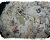 海老とたっぷりきのこの豆乳グラタン作り方5写真