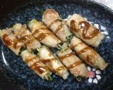 ☆簡単☆シャキシャキみずなの豚肉巻☆作り方7写真