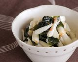 ピリッ！島らっきょうとワカメの梅ドレ味♪作り方9写真