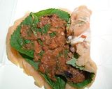 鶏むね肉の梅しそロール★照り焼き味作り方3写真