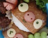 稲荷で作るキャラ弁当作り方1写真