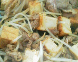 簡単！厚揚げ・もやし・豚肉のタレマヨ炒め作り方3写真