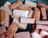 スパム☆焼きそば焼き作り方2写真