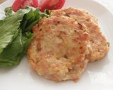 簡単！スパムde豆腐ハンバーグ作り方3写真