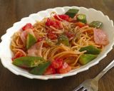フライパン1つで簡単トマトソースパスタ☆作り方6写真