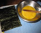 板のりdeのり巻きたまごやき作り方1写真
