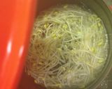 豆苗と大豆もやしのキムチ作り方2写真